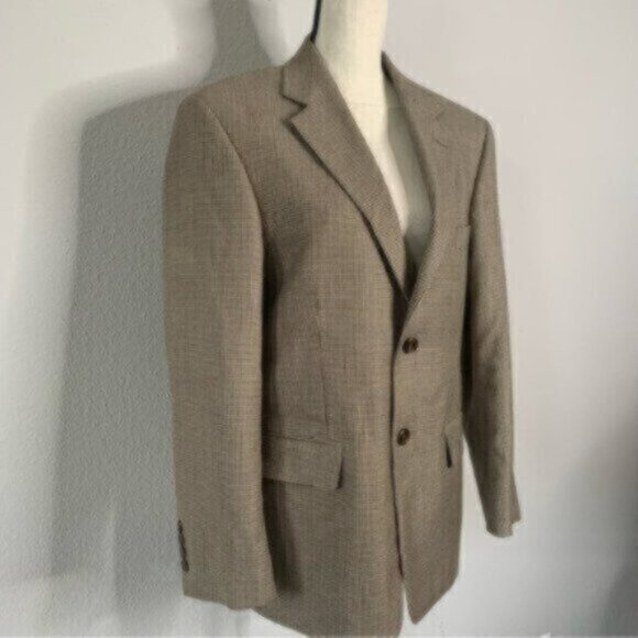 Stafford Essential Oversized Plaid Single Breasted Blazer - Picture 5 of 16